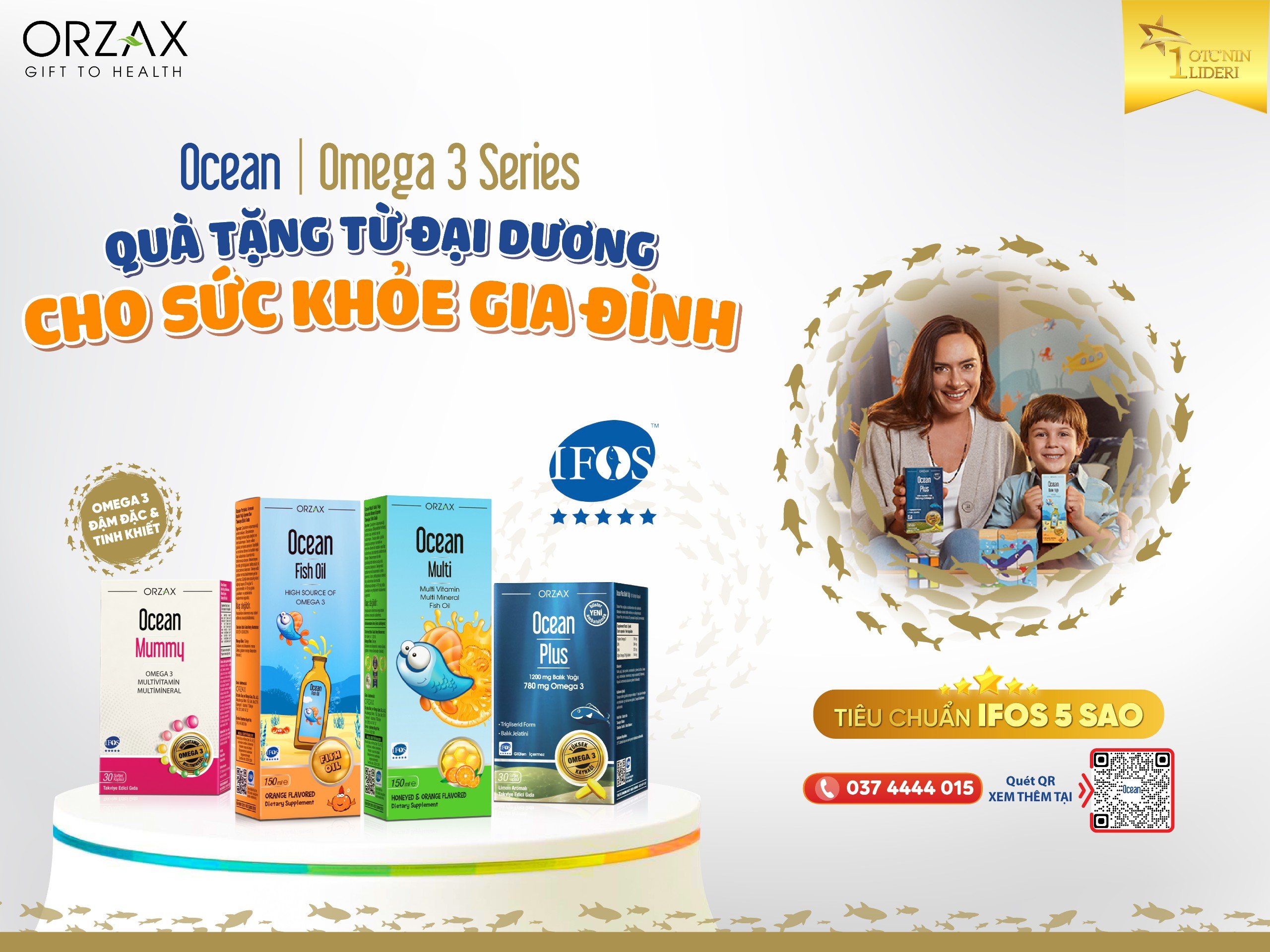 Ocean Omega 3 Series - Quà tặng từ đại dương cho sức khỏe gia đình