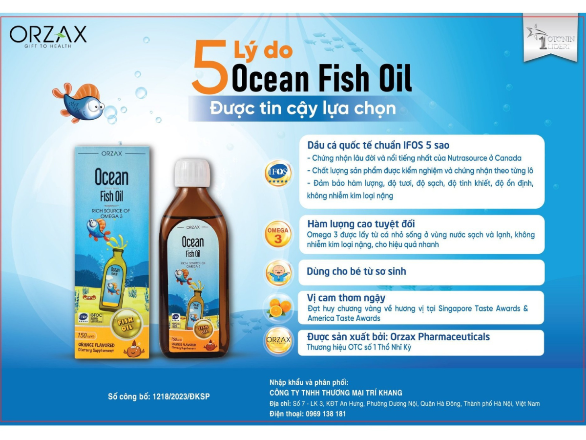 Ocean Fish Oil - Ưu điểm vượt trội