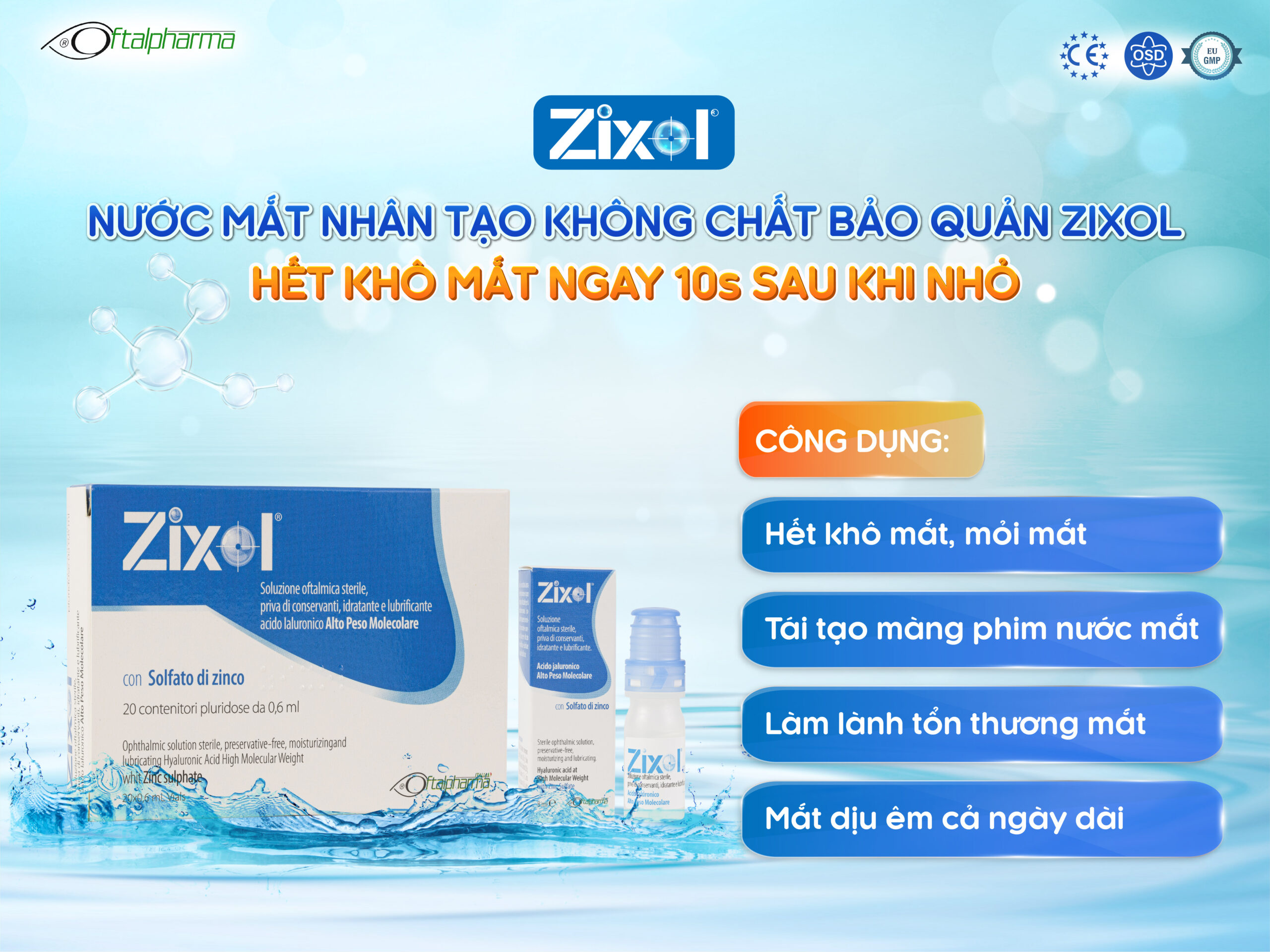 Nước mắt nhân tạo Zixol